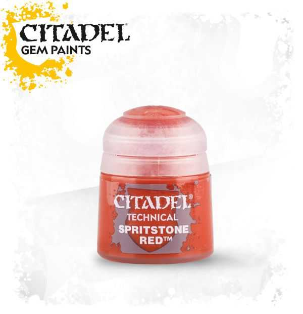 Pot of Technical Spiritstone Red paint 12ml 27-12 - Citadel