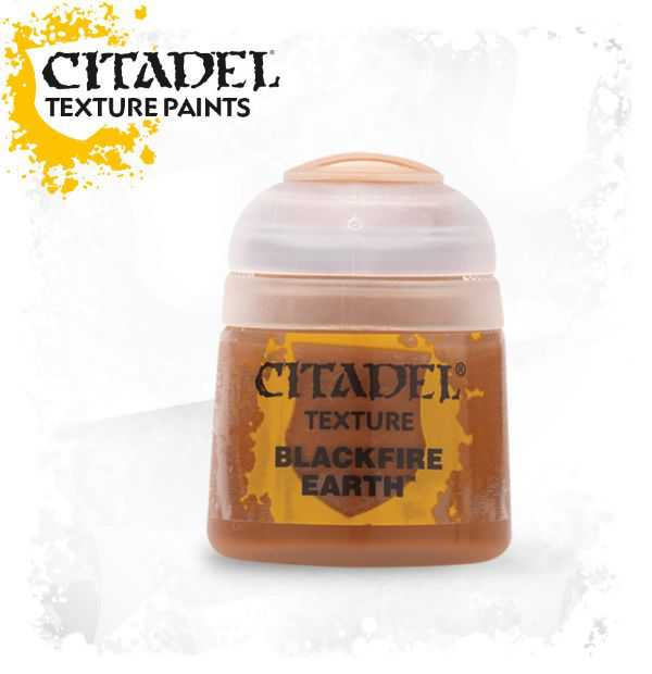 Pot of Technical Texture Blackfire Earth paint 12ml 26-05 - Citadel