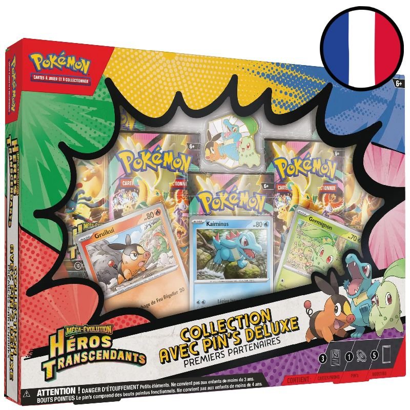Mega Evolution—Ascended Heroes First Partners Deluxe Pin Collection - Pokémon FR