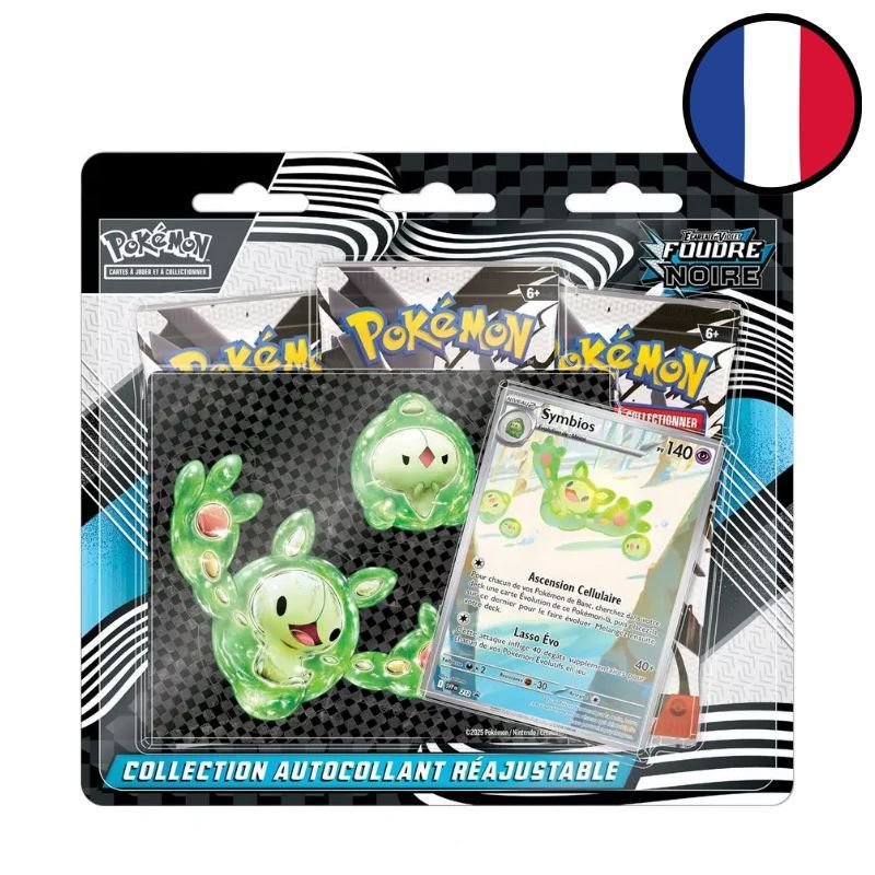 Coffret Collection Autocollant Réajustable Écarlate et Violet : Foudre Noire - Symbios - Pokémon FR