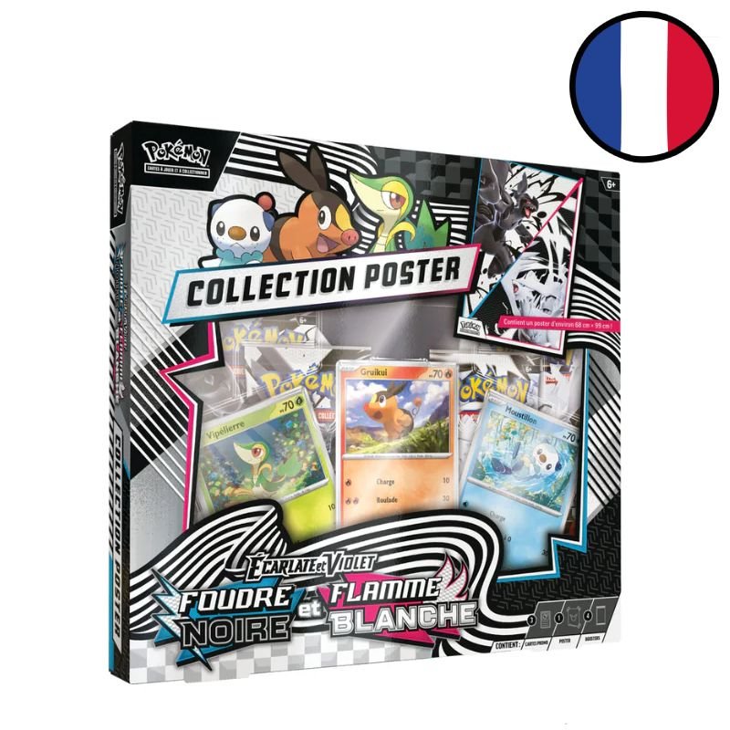 Scarlet & Violet: Black Bolt and White Flare Unova Poster Collection - Pokémon FR