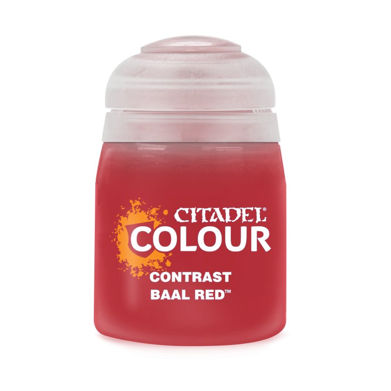Pot of Contrast Baal Red paint 18ml 29-67 - Citadel