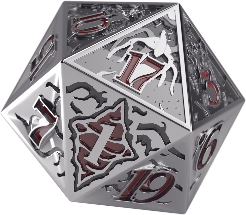 D20 en Métal Premium Stranger Things Hellfire Club - Gamegenic