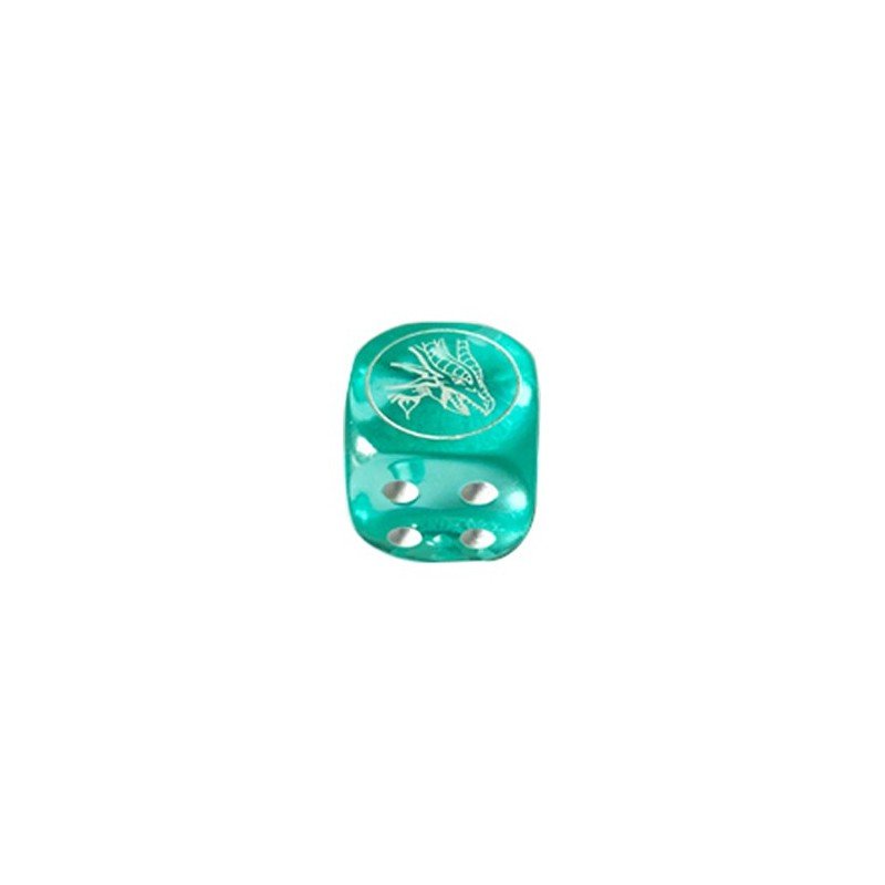 Dé à 6 faces Timée turquoise - Yu-Gi-Oh!