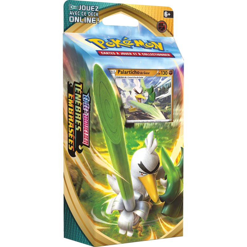 Deck à thème EB03 Ténèbres Embrasées Palarticho de Galar - Pokémon FR