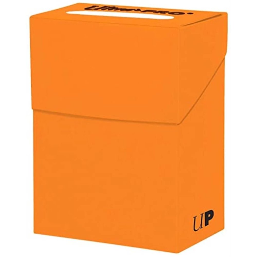 Pumpkin Orange Deck Box 80+ - Ultra Pro