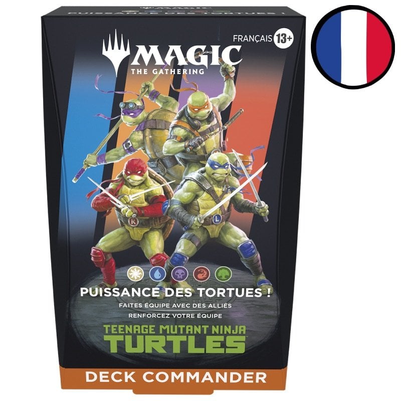 Deck Commander Les Tortues Ninja - Puissance des tortues ! - Magic FR