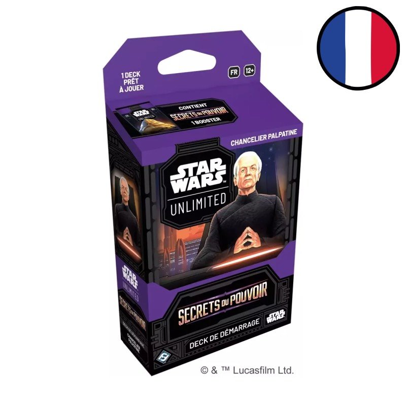 Spotlight Deck: Chancellor Palpatine Secrets of Power - Star Wars Unlimited FR