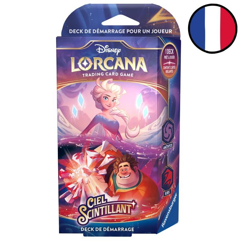 Deck de démarrage Elsa et Ralph Ciel Scintillant Chapitre 5 - Disney Lorcana FR