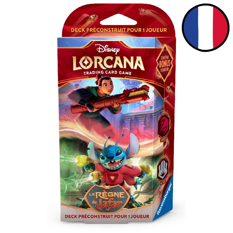 Starter Deck Mulan and Stitch Reign of Jafar Chapter 8 - Lorcana FR
