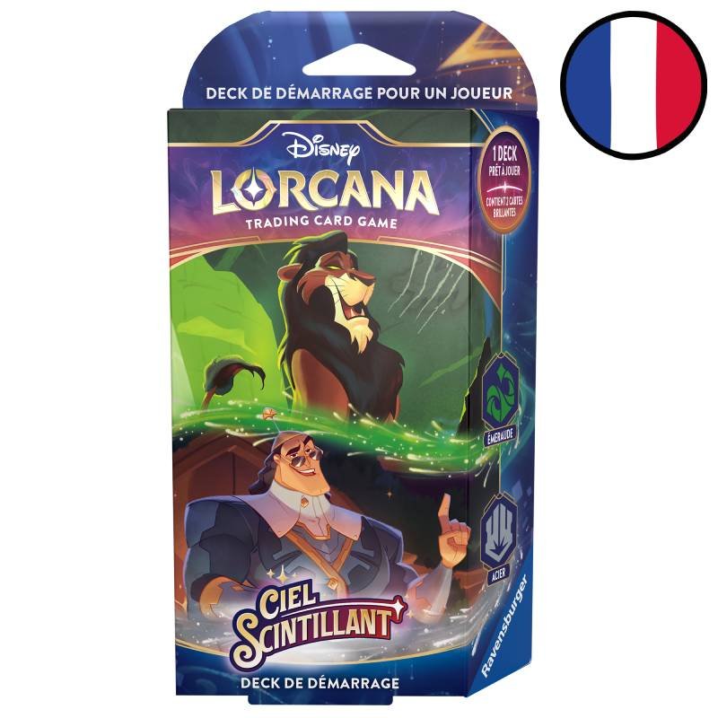 Deck de démarrage Scar et Kronk Ciel Scintillant Chapitre 5 - Disney Lorcana FR