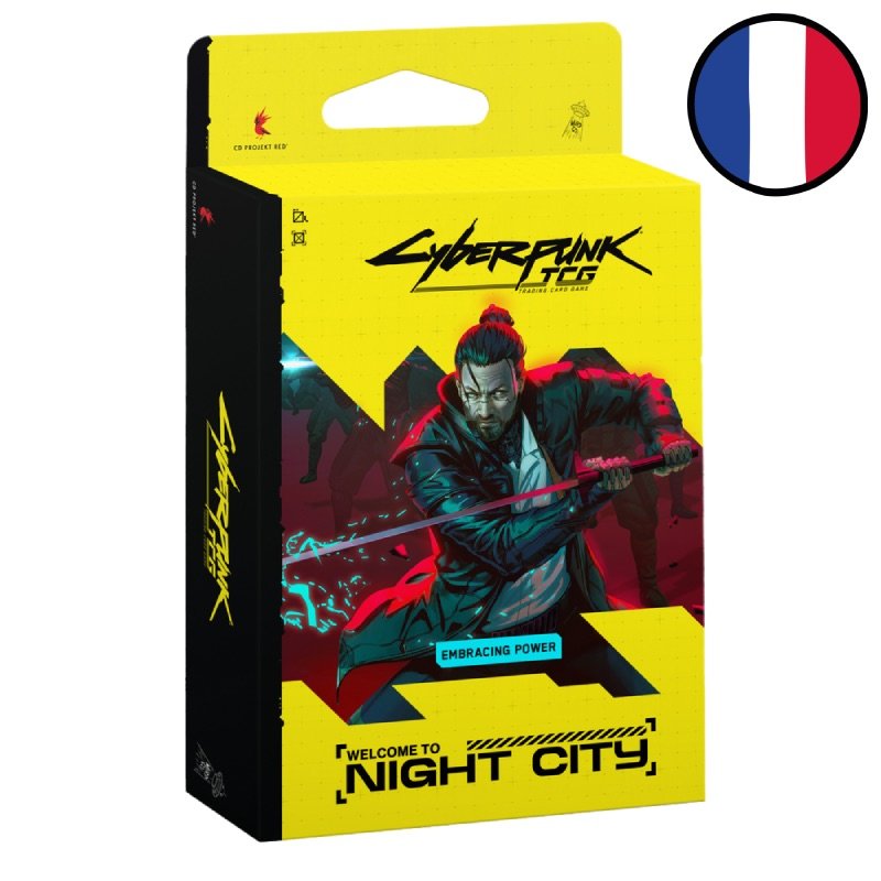 Deck de démarrage Welcome to Night City - Embracing Power - Cyberpunk TCG FR