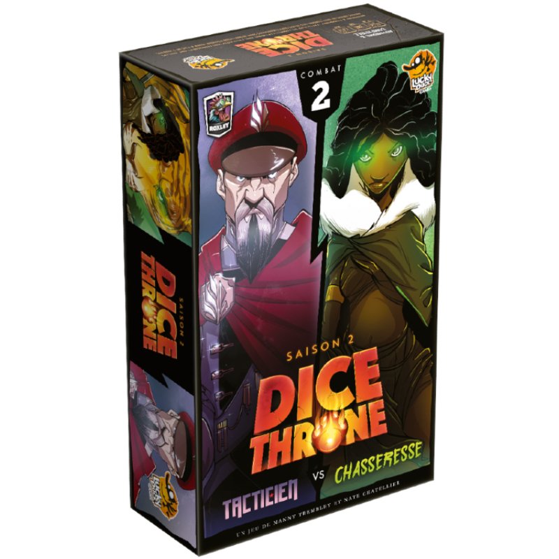 Dice Throne S2 - Tacticien VS Chasseresse