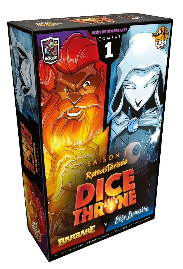 Dice Throne S1 - Barbare vs Elfe Lunaire