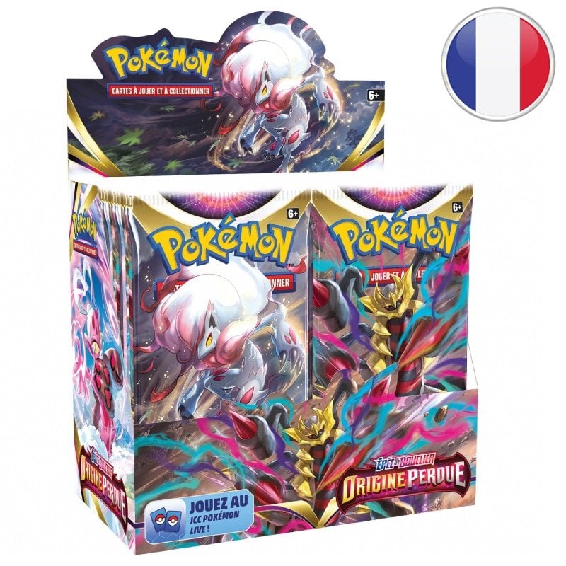Boite de 36 boosters Épée et Bouclier : Origine Perdue - Pokémon FR