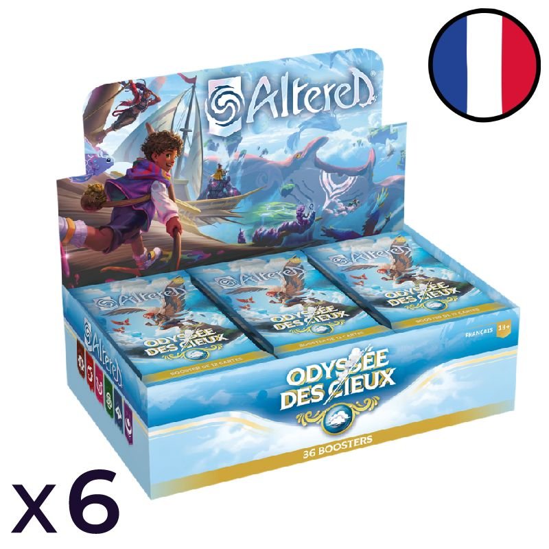 Case of 6 Skybound Odyssey 36-Pack Booster Displays - Altered FR