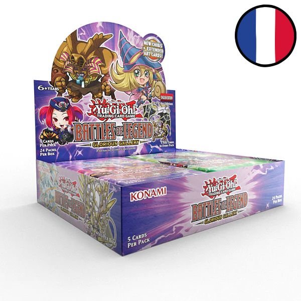 Boite de 24 Boosters Batailles de Légendes : La Glorieuse Galerie - Yu-Gi-Oh! FR