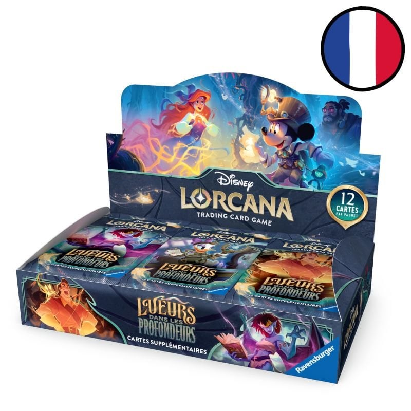 Display de 24 boosters Lueurs dans les Profondeurs Chapitre 10 - Disney Lorcana FR