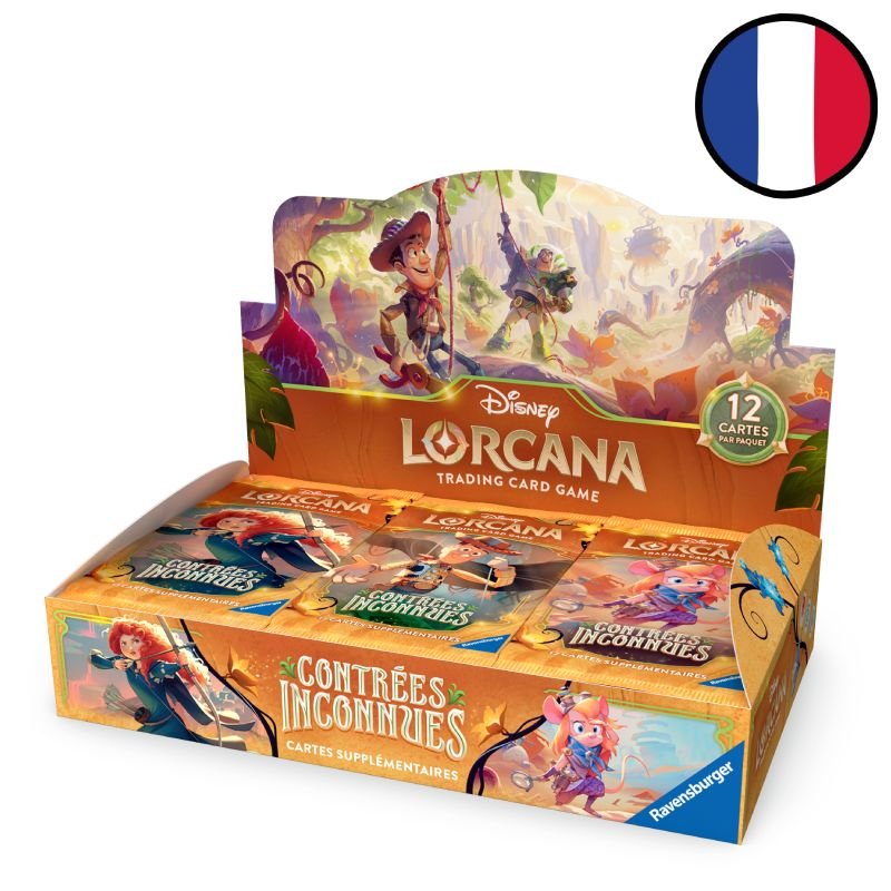 Display de 24 boosters Contrées Inconnues Chapitre 12 - Disney Lorcana FR