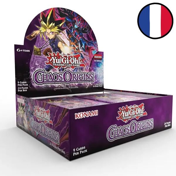 Boite de 24 Boosters Chaos Origins - Yu-Gi-Oh! FR