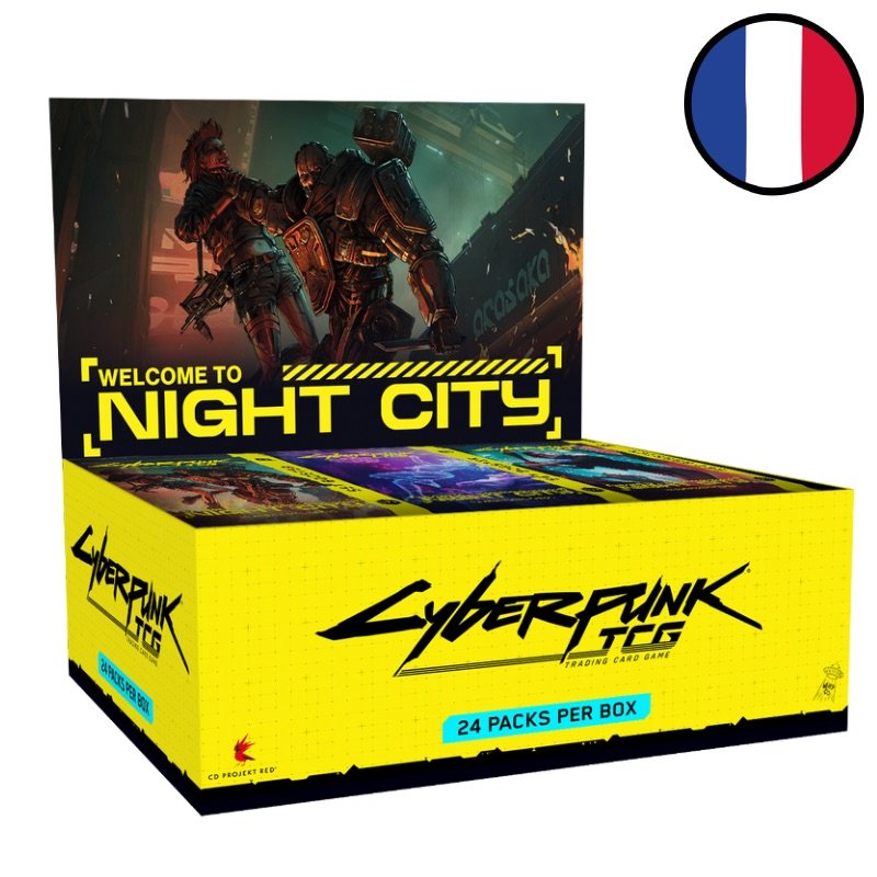 Display de 24 boosters Welcome to Night City - Cyberpunk TCG FR