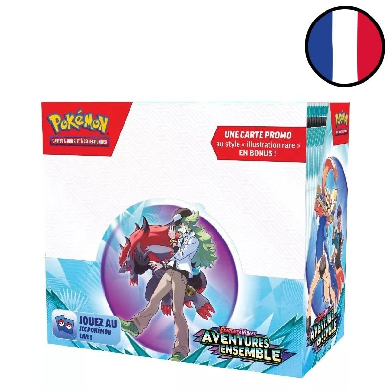 Display of 36 Scarlet & Violet: Journey Together booster packs - Pokémon FR (With promo card)