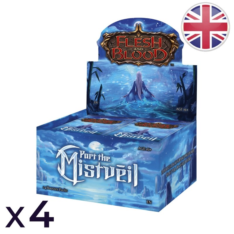 Part the Mistveil Case of 4 displays of 24 booster packs - Flesh and Blood EN