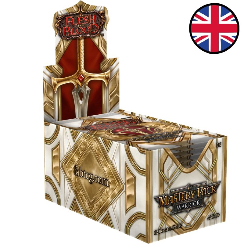 Boite de 12 boosters Pack Maîtrise Guerrier - Flesh and Blood EN