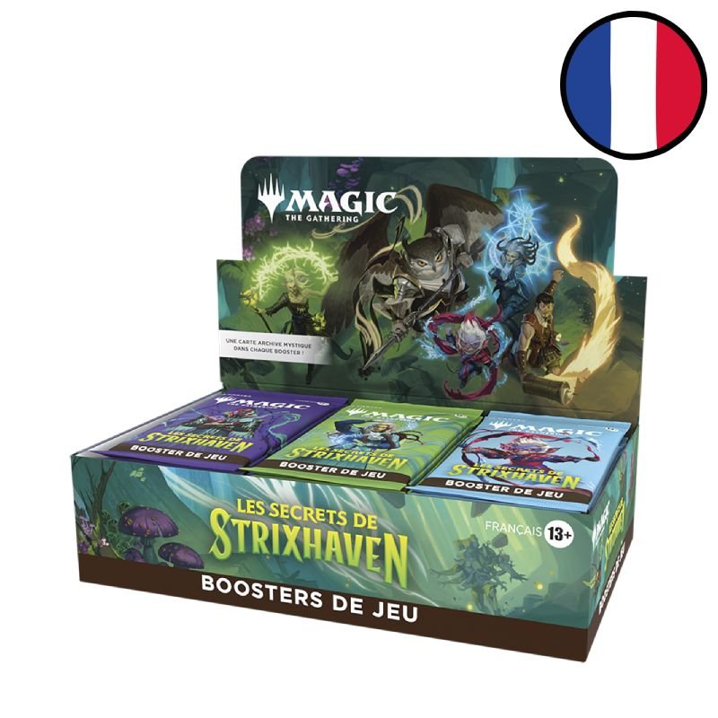 Boite de 30 boosters de jeu Les Secrets de Strixhaven - Magic FR