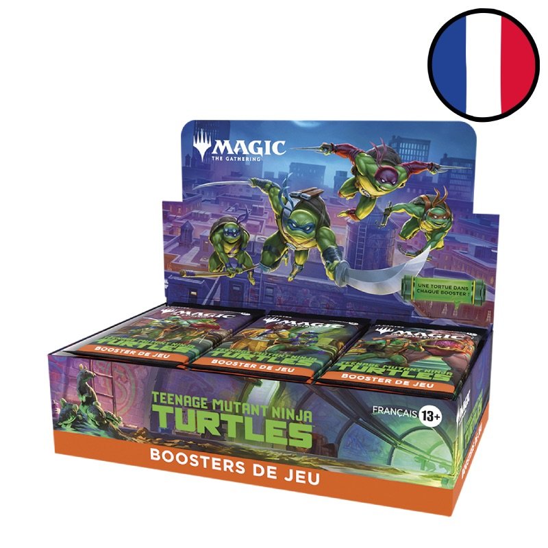 Boite de 30 boosters de jeu Les Tortues Ninja - Magic FR