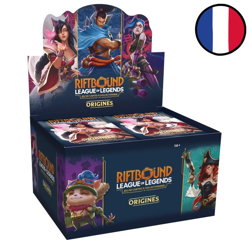 Origins Display of 24 boosters - Riftbound: League of Legends TCG - FR