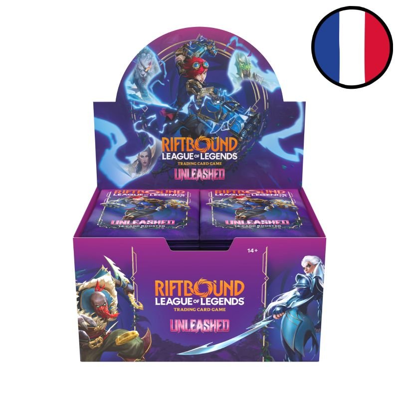 Unleashed Display of 24 boosters - Riftbound: League of Legends TCG FR