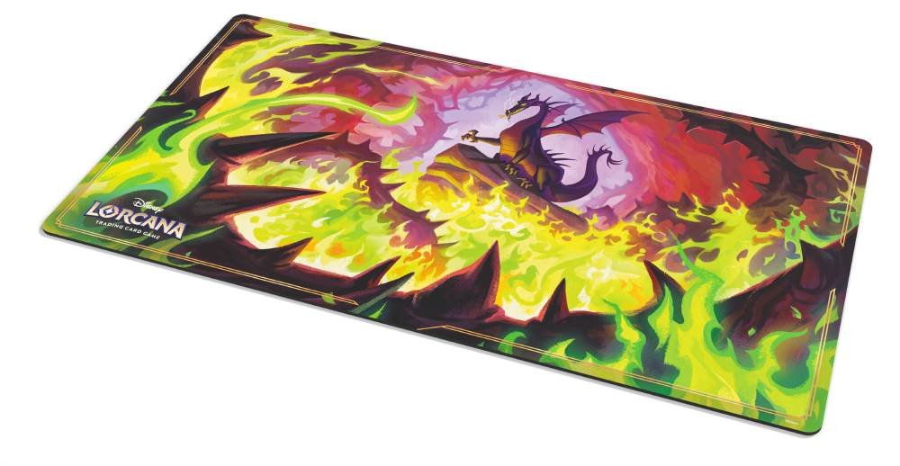 Winterspell Chapter 11 Dragon Fire Playmat - Disney Lorcana
