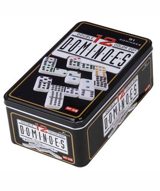 Dominos Double 12 Colorés - Loisirs Nouveaux