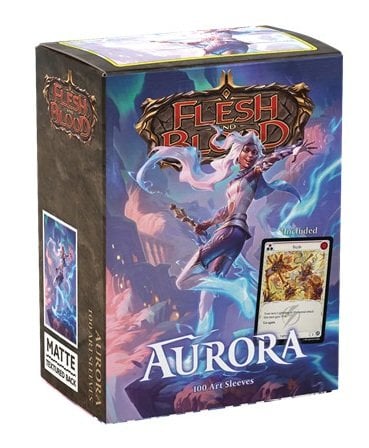 100 Pochettes Matte Art Format Standard Flesh & Blood Uprising Aurora- Dragon Shield