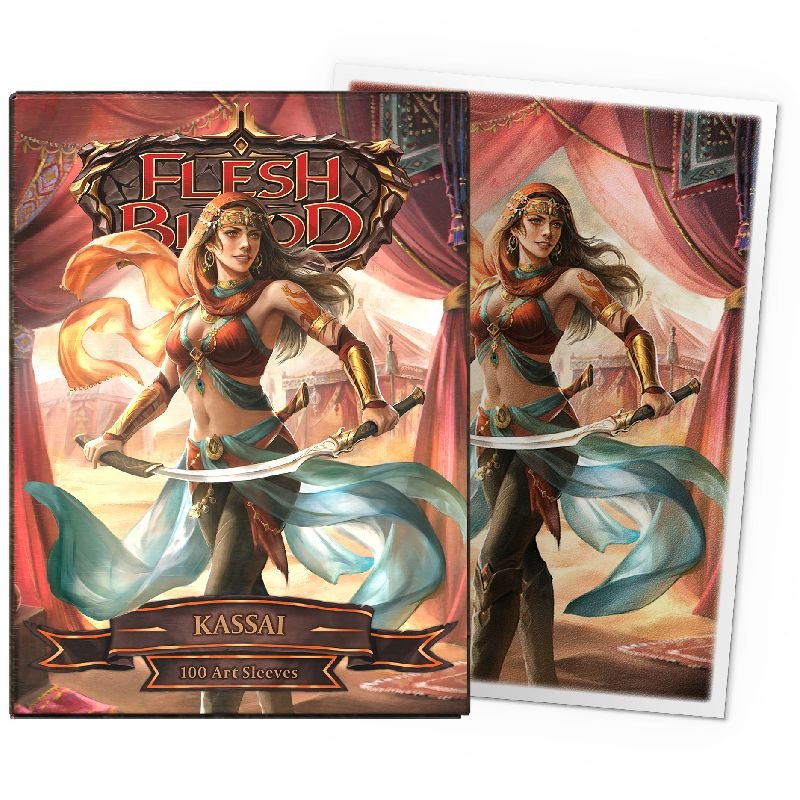 100 Matte Art Sleeves Standard Size Kassai Flesh & Blood  - Dragon Shield