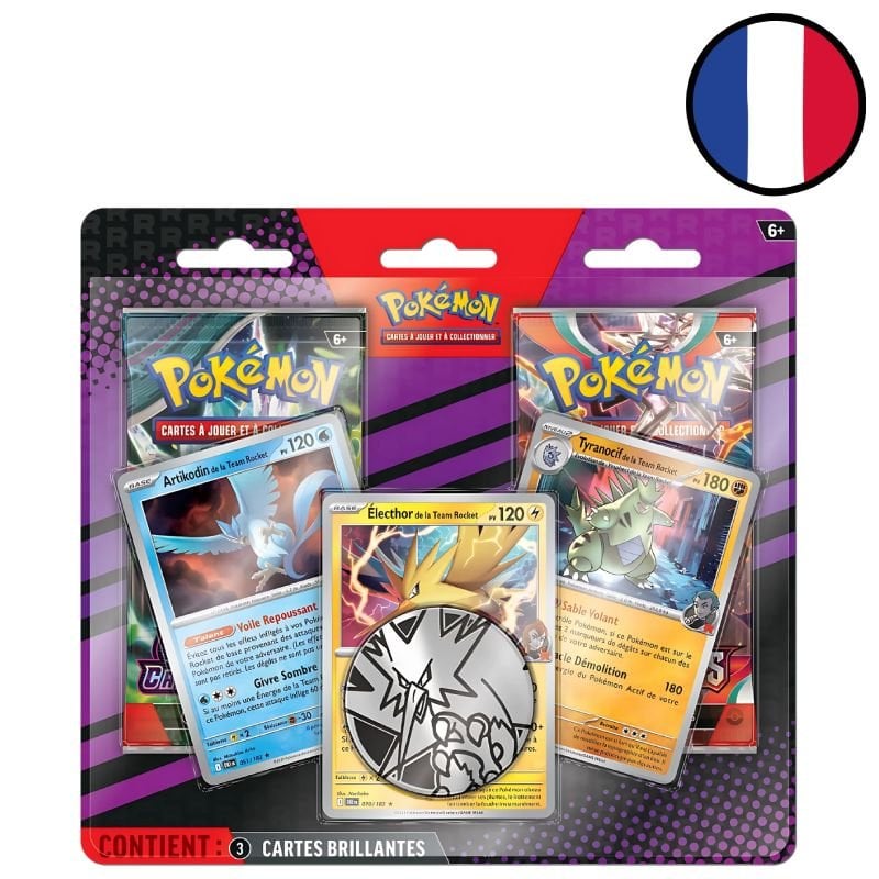 Pack 2 boosters Artikodin, Électhor et Tyranocif octobre 2025 - Pokémon FR
