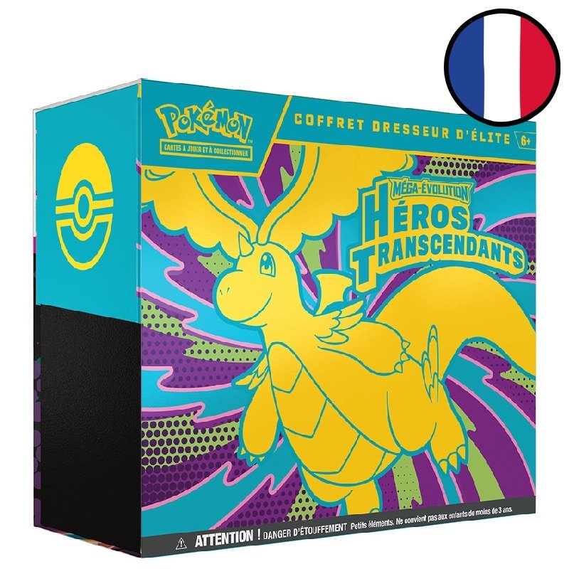 Coffret Dresseur d'élite (ETB) Méga-Évolution – Héros Transcendants - Pokémon FR