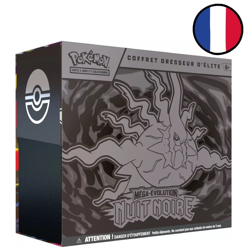 Coffret Dresseur d'élite (ETB) Méga-Évolution – Nuit Noire - Pokémon FR