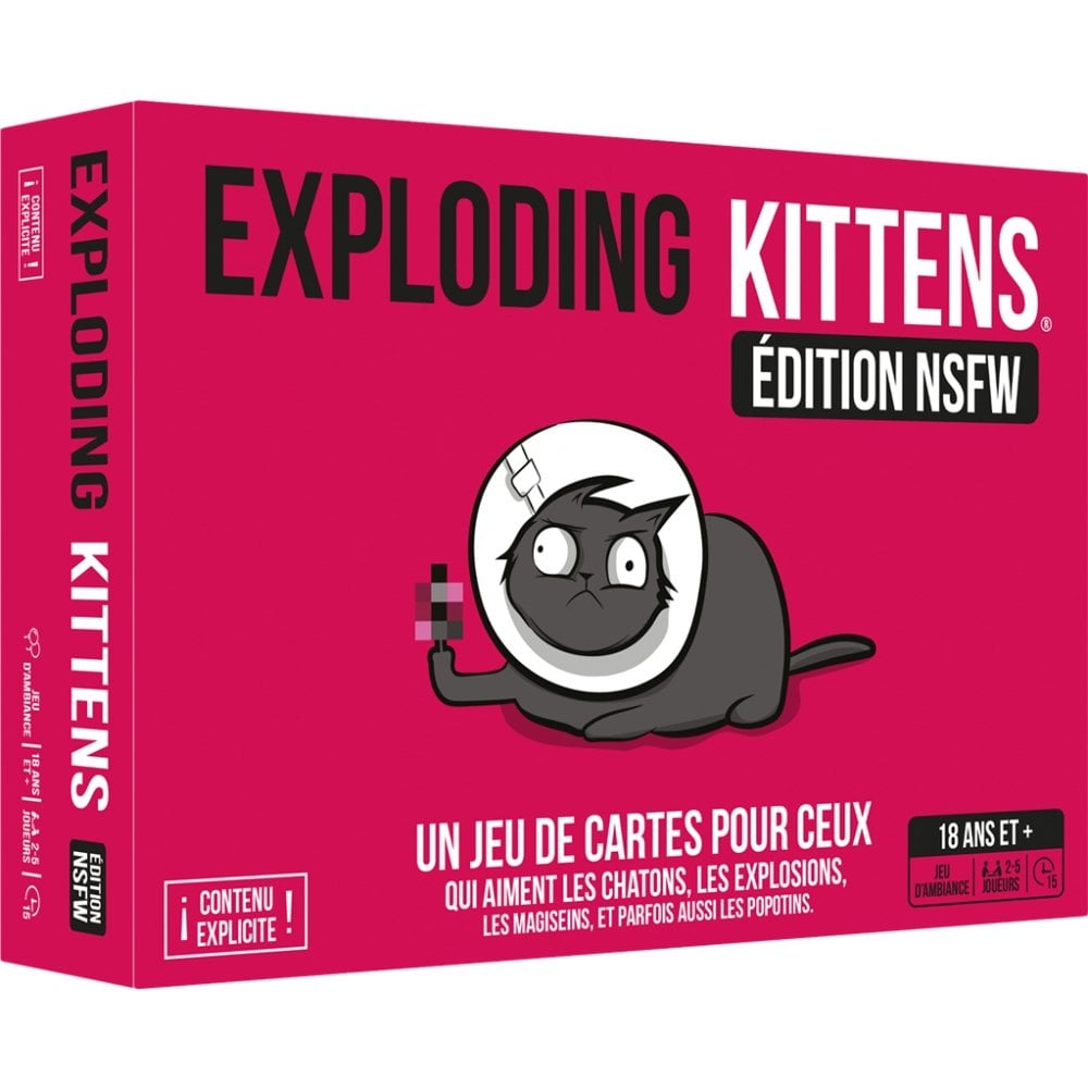 Exploding Kittens : NSFW Edition - version rose