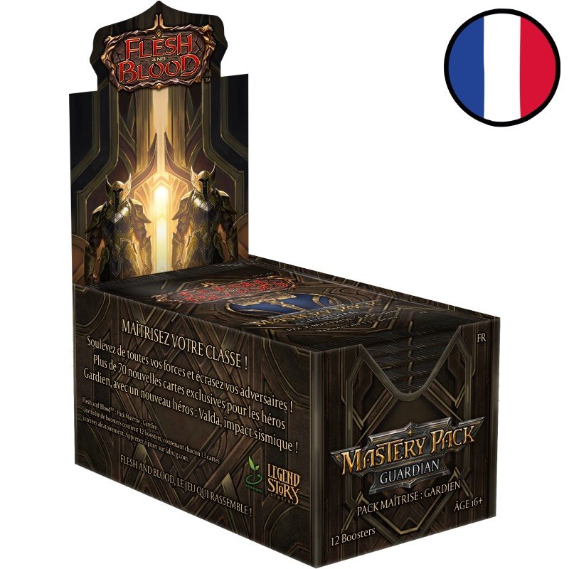 Mastery Pack Guardian Display of 12 booster packs - Flesh and Blood FR