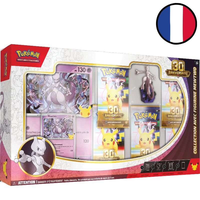 Collection avec figurine 30ᵉ Anniversaire – Mewtwo - Pokémon FR