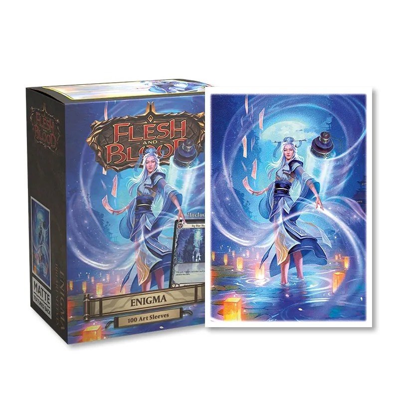 100 Pochettes Matte Art Format Standard Flesh and Blood Enigma - Dragon Shield