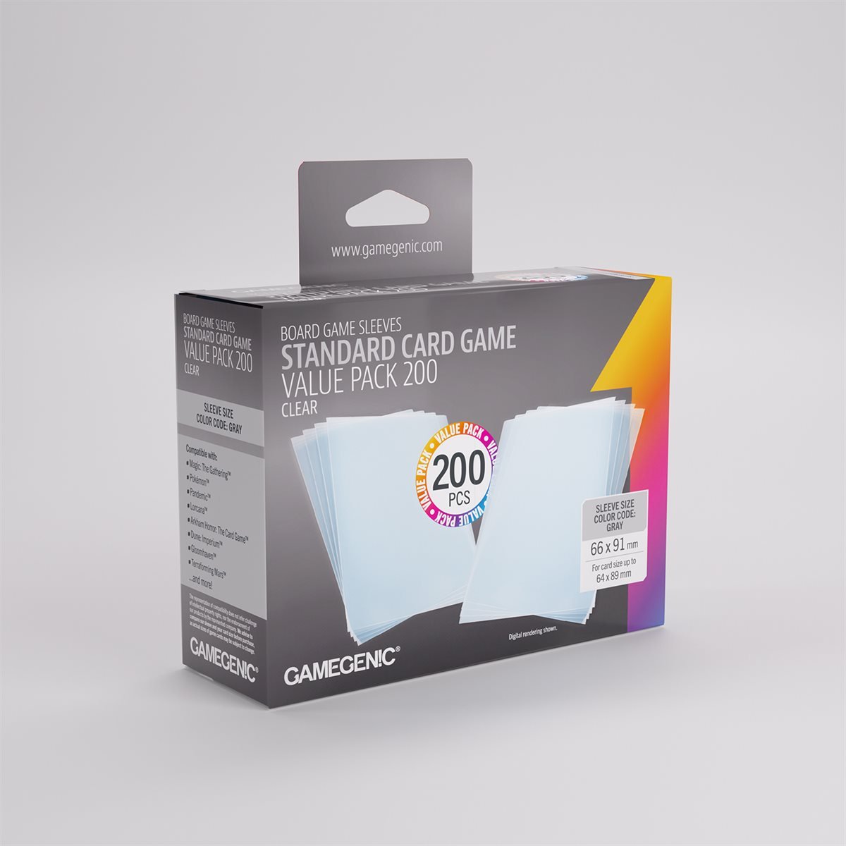 200 Value Pack Standard Sleeves - Gamegenic