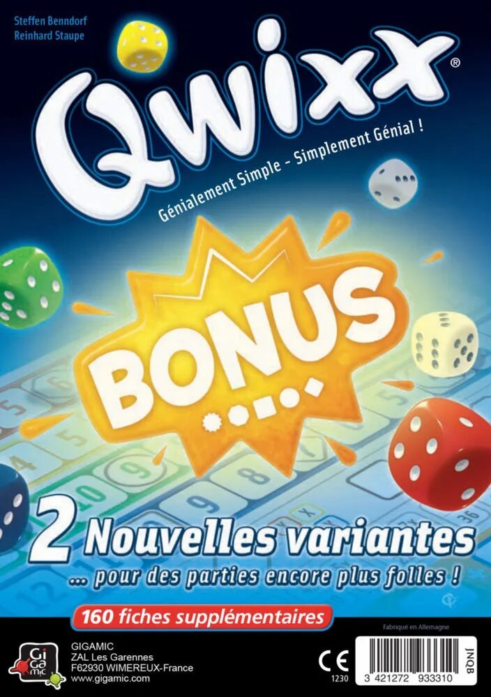 Qwixx - Recharge Bloc Bonus