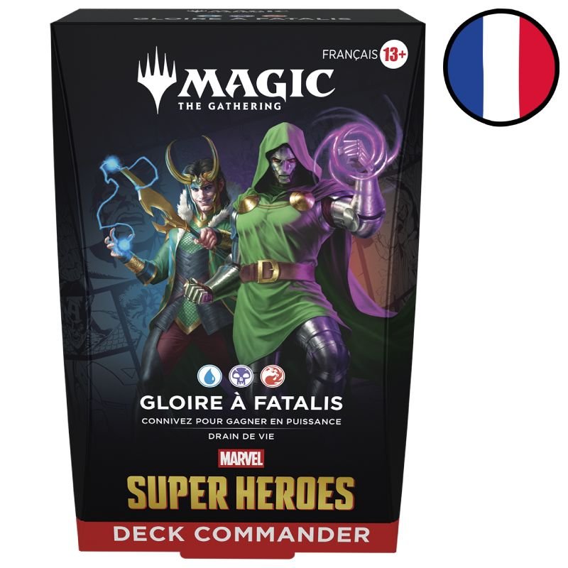 Deck Commander Marvel Super Heroes - Gloire à Fatalis - Magic FR
