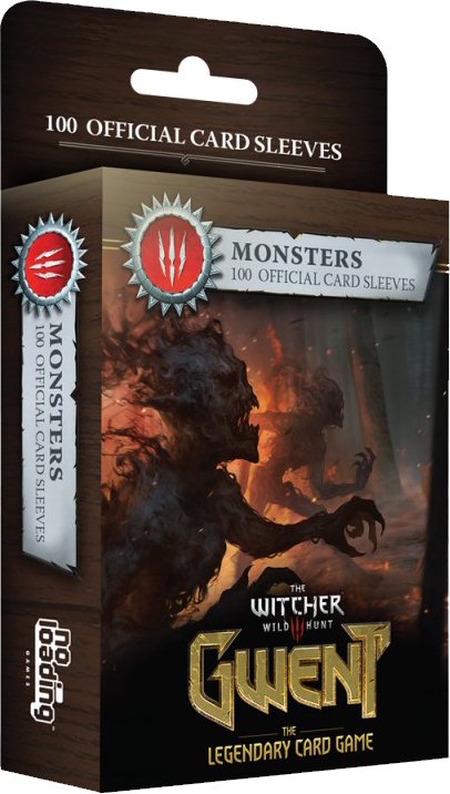 Gwent 100 Protège-cartes illustrés - Monstres