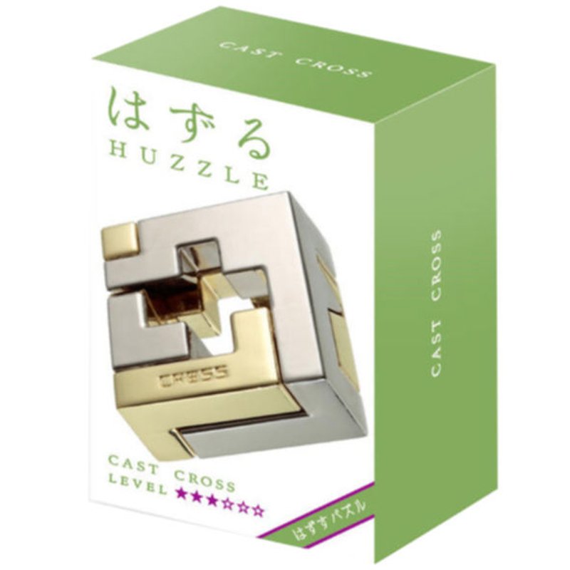 Hanayama - Cast Cross - Metal Brain Teaser Puzzle Lvl3