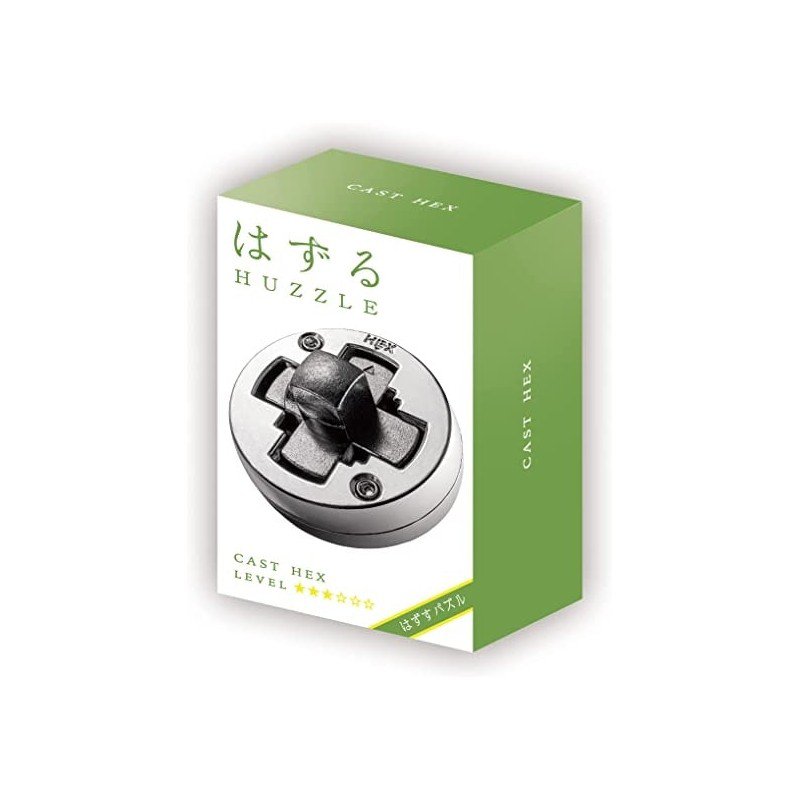 Hanayama - Cast Hex - Metal Brain Teaser Puzzle Lvl3