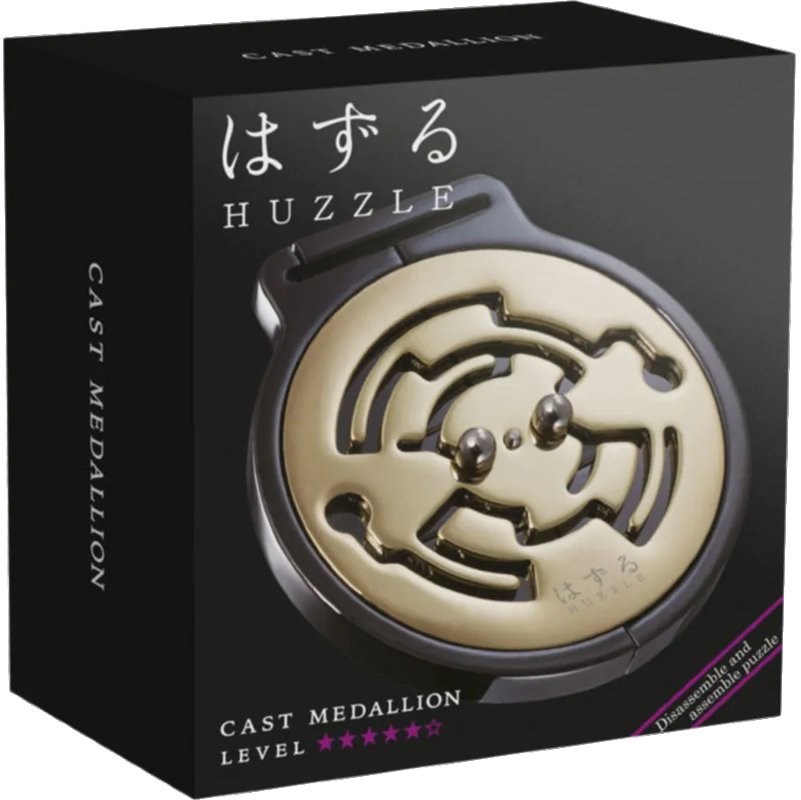 Hanayama - Cast Medaillon - Metal Brain Teaser Puzzle Lvl5